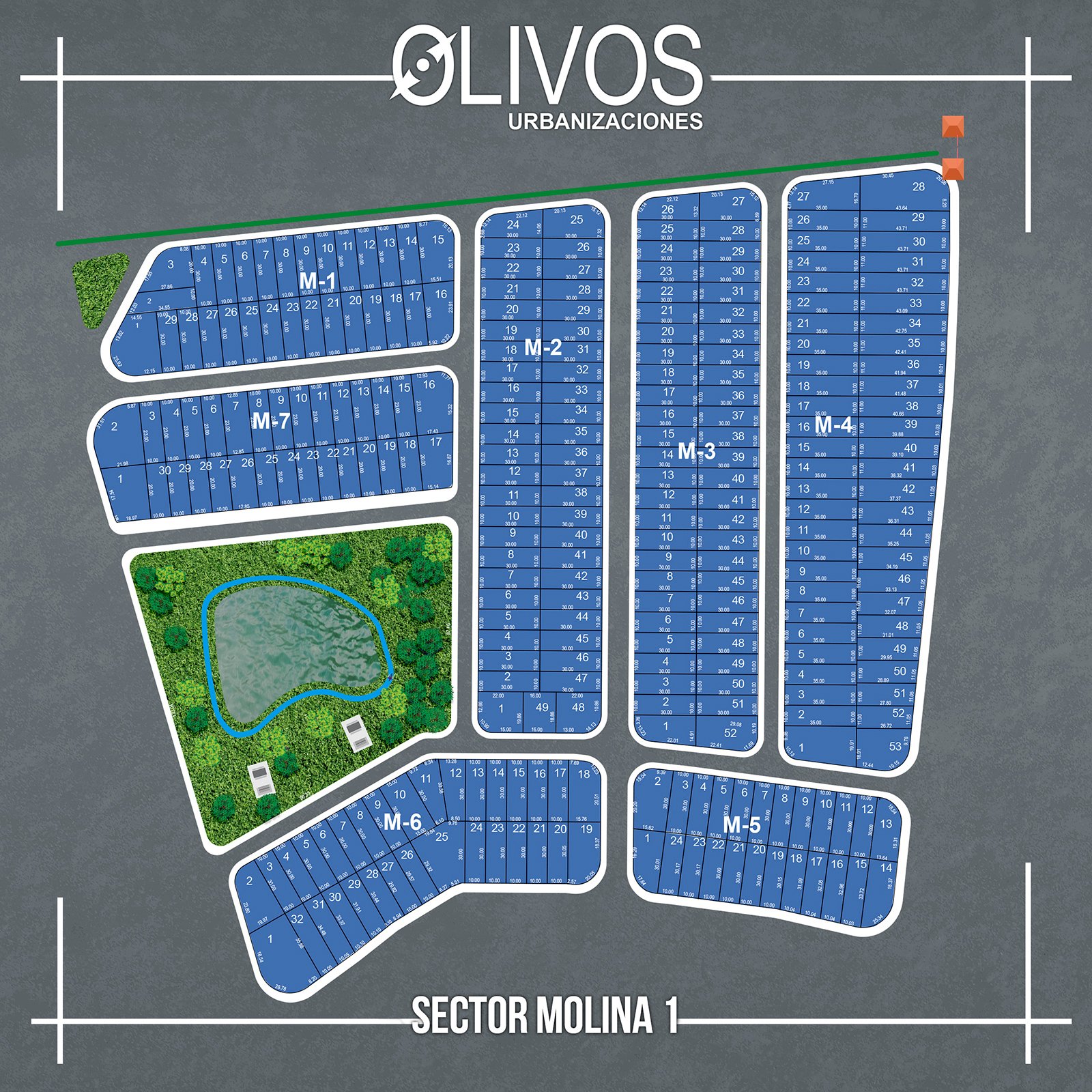 Sector Molina 1 - Elije tu terreno de inversión en nuestros proyectos de urbanización