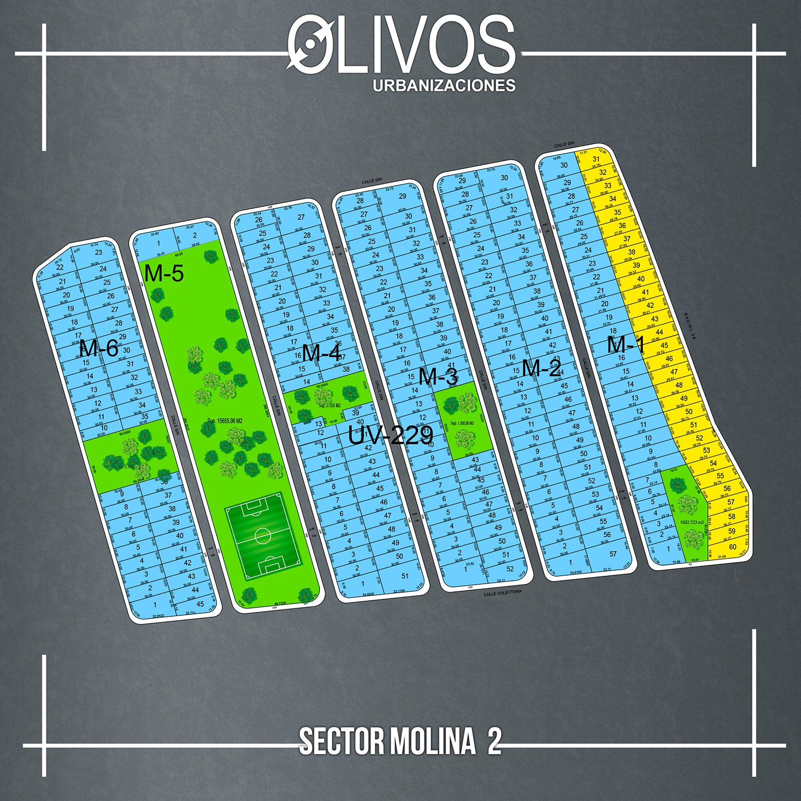 Sector Molina 2 - Elije tu terreno de inversión en nuestros proyectos de urbanización