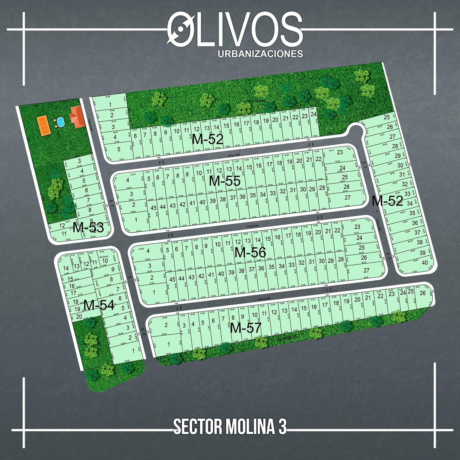 Sector Molina 3 - Elije tu terreno de inversión en nuestros proyectos de urbanización